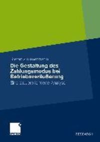 Produktbild: Die Gestaltung des Zahlungsmodus bei Betriebsver&auml;u&szlig;erung