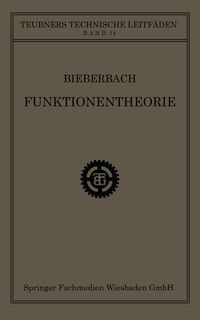 Produktbild: Funktionentheorie