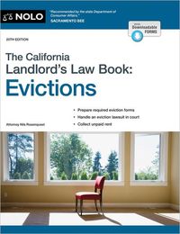 Produktbild: The California Landlord's Law Book: Evictions