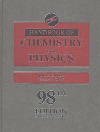 Produktbild: CRC Hdb of Chemistry and Physics, 98th Ed.
