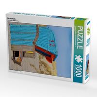 Produktbild: CALVENDO Puzzle Strandkorb | 1000 Teile Lege-Gr&ouml;&szlig;e 64x48cm Foto-Puzzle f&uuml;r gl&uuml;ckliche Stunden