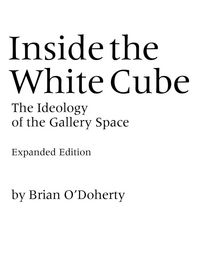 Produktbild: Inside the White Cube
