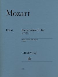 Produktbild: Wolfgang Amadeus Mozart - Klaviersonate G-dur KV 283 (189h)