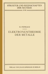 Produktbild: Elektronentheorie der Metalle
