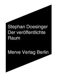 Produktbild: Der ver&ouml;ffentlichte Raum