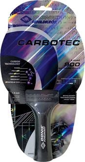 Produktbild: Donic-Schildkr&ouml;t 758219 - Tischtennisschl&auml;ger CarboTec 900, 20% Carbon, 1,9 mm Schwamm, Champion QRC - ITTF Belag, konkav