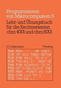 Produktbild: Lehr- und &Uuml;bungsbuch f&uuml;r die Rechnerserien cbm 4001 und cbm 8001