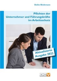 Produktbild: Pflichten der Unternehmer und F&uuml;hrungskr&auml;fte im Arbeitsschutz