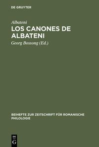 Produktbild: Los canones de Albateni