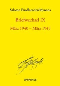 Produktbild: Briefwechsel IX