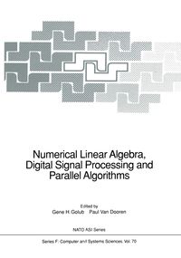 Produktbild: Numerical Linear Algebra, Digital Signal Processing and Parallel Algorithms