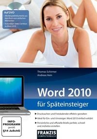 Produktbild: Word 2010 f&uuml;r Sp&auml;teinsteiger
