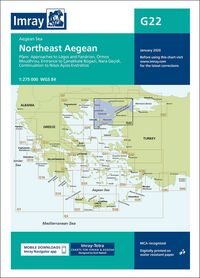 Produktbild: Imray G Series: G22 Northeast Aegean Sea