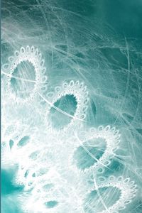 Produktbild: Letters To Myself Journal - White Lace On Teal Metal