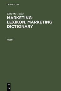 Produktbild: Marketing-Lexikon. Marketing Dictionary