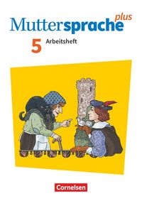 Produktbild: Muttersprache plus 5. Schuljahr - Zu Allg. Ausgabe und Sachsen - Arbeitsheft mit L&ouml;sungen