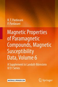 Produktbild: Magnetic Properties of Paramagnetic Compounds, Magnetic Susceptibility Data, Volume 6