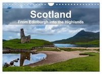 Produktbild: Scotland - From Edinburgh into the Highlands (Wall Calendar 2026 DIN A4 landscape), CALVENDO 12 Month Wall Calendar
