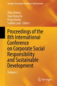 Produktbild: Proceedings of the 8th International Conference on Corporate Social Responsibility and Sustainable Development