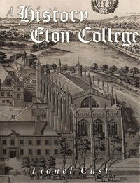 Produktbild: A History of Eton College