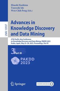 Produktbild: Advances in Knowledge Discovery and Data Mining
