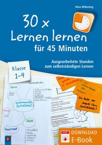 Produktbild: 30 x Lernen lernen f&uuml;r 45 Minuten - Klasse 1-4