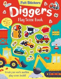 Produktbild: Felt Stickers Diggers Play Scene Book