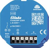 Produktbild: FDH62NP-230V+FTKB-rw Eltako Funk Schaltaktor 1-Kanal Unterputz Schaltleistung (max.) 2500 W Reichweite max. (im Freifeld) 30 m