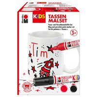 Produktbild: Marabu KiDS Porcelain und Glaspainter Tassen Malset Tim