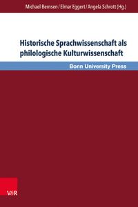 Produktbild: Historische Sprachwissenschaft als philologische Kulturwissenschaft