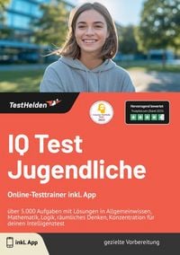 Produktbild: IQ Test Jugendliche - Online-Testtrainer