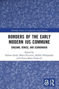 Produktbild: Borders of the Early Modern Ius Commune