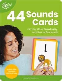 Produktbild: Phonic Books Dandelion 44 Sounds Cards