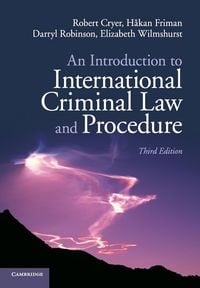 Produktbild: Cryer, R: Introduction to International Criminal Law