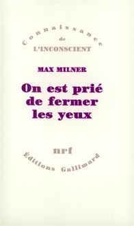 Produktbild: On est pri&eacute; de fermer les yeux