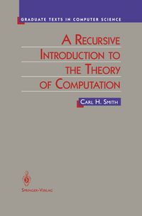 Produktbild: A Recursive Introduction to the Theory of Computation