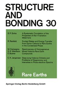 Produktbild: Structure and Bonding