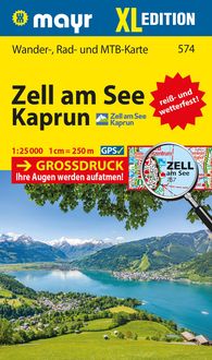 Produktbild: Mayr Wanderkarte Zell am See, Kaprun XL 1:25.000