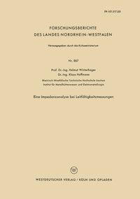 Produktbild: Eine Impedanzanalyse bei Leitf&auml;higkeitsmessungen