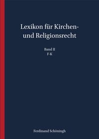 Produktbild: Lexikon f&uuml;r Kirchen- und Religionsrecht