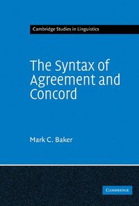 Produktbild: The Syntax of Agreement and Concord