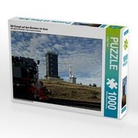 Produktbild: CALVENDO Puzzle Mit Dampf auf den Brocken im Harz | 1000 Teile Lege-Gr&ouml;&szlig;e 64x48cm Foto-Puzzle f&uuml;r gl&uuml;ckliche Stunden