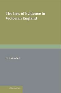 Produktbild: The Law of Evidence in Victorian England