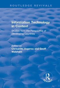 Produktbild: Information Technology in Context