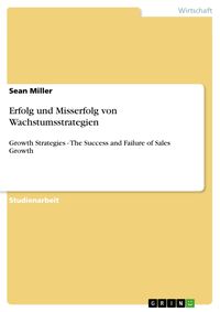 Produktbild: Erfolg und Misserfolg von Wachstumsstrategien