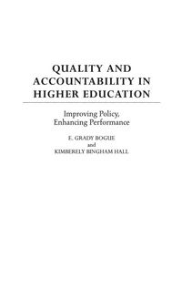 Produktbild: Quality and Accountability in Higher Education