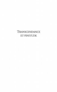 Produktbild: Transcendance et finiture