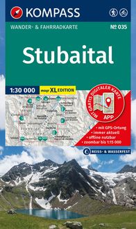 Produktbild: KOMPASS Wanderkarte 035 Stubaital 1:30.000