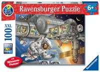 Produktbild: Kinderpuzzle 100 XXL Teile - Wieso? Weshalb? Warum? Auf der Weltraumstation