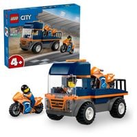 Produktbild: LEGO City 60491 Motorradtransporter, Spielzeug LKW und 2 Minifiguren